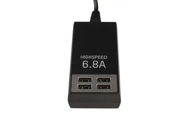 USB 4 port drip charger