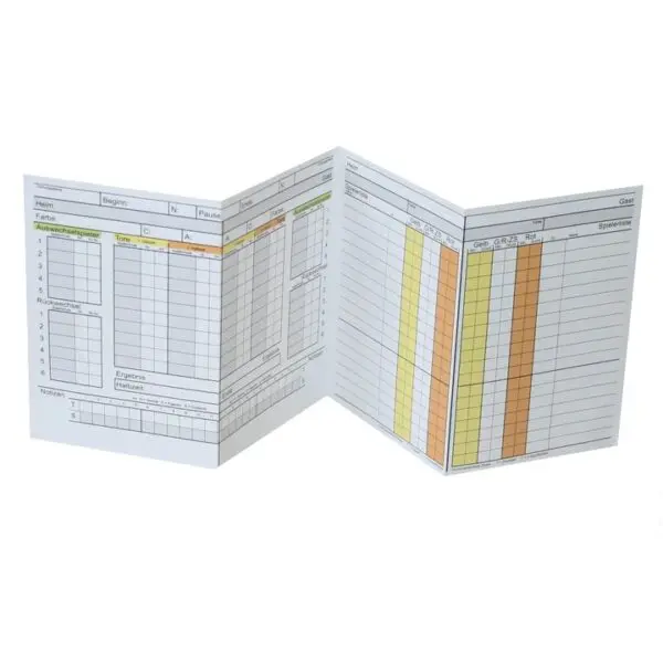 Opvouwbare notitiekaart Voetbal