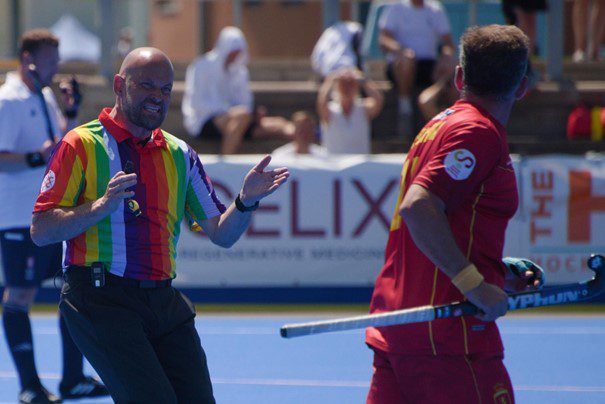 Hockeyscheidsrechters werken met AXIWI tijdens EK Masters 2023